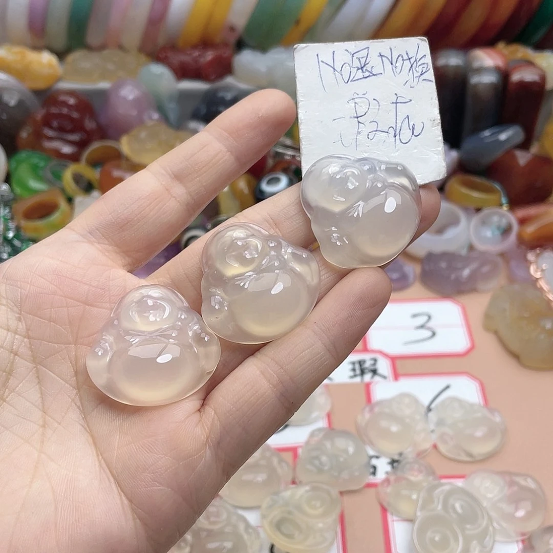 玛瑙/玉髓颈饰合金拾****石