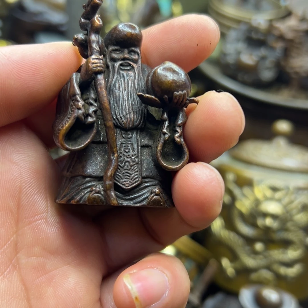 铜摆件欢迎欢迎你