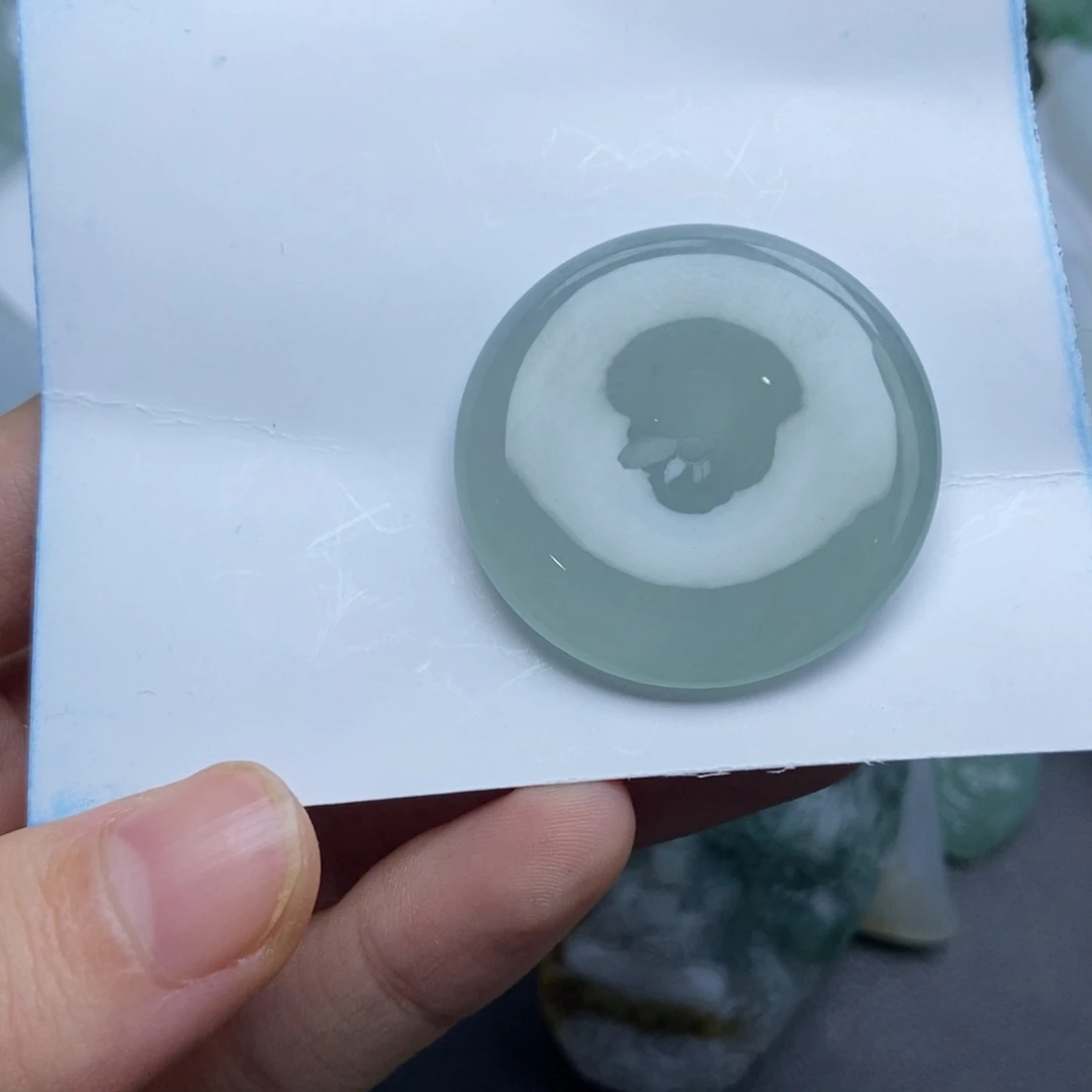 未镶嵌定制翡翠锁****卍扣子