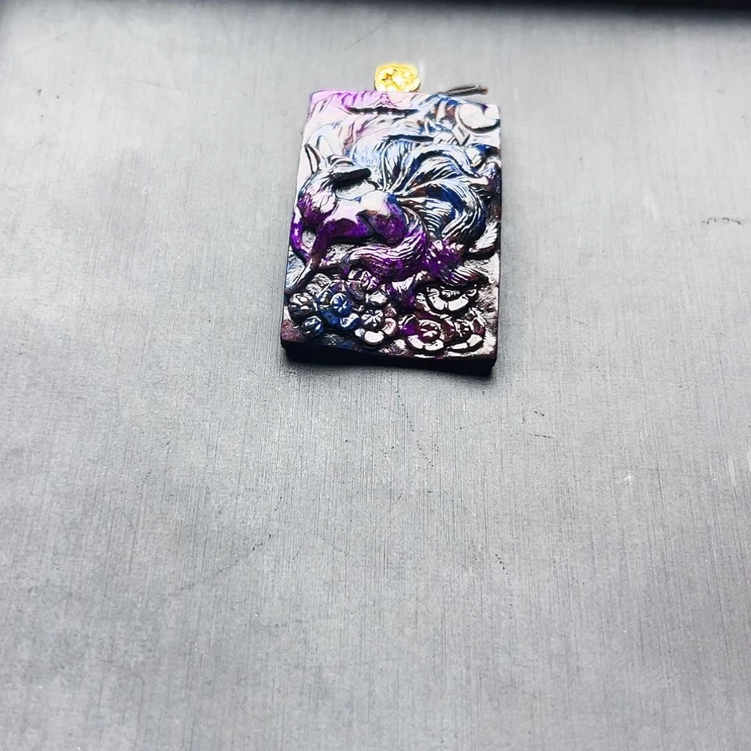 18K金镶嵌苏纪石（舒俱来）吊坠(不含链)