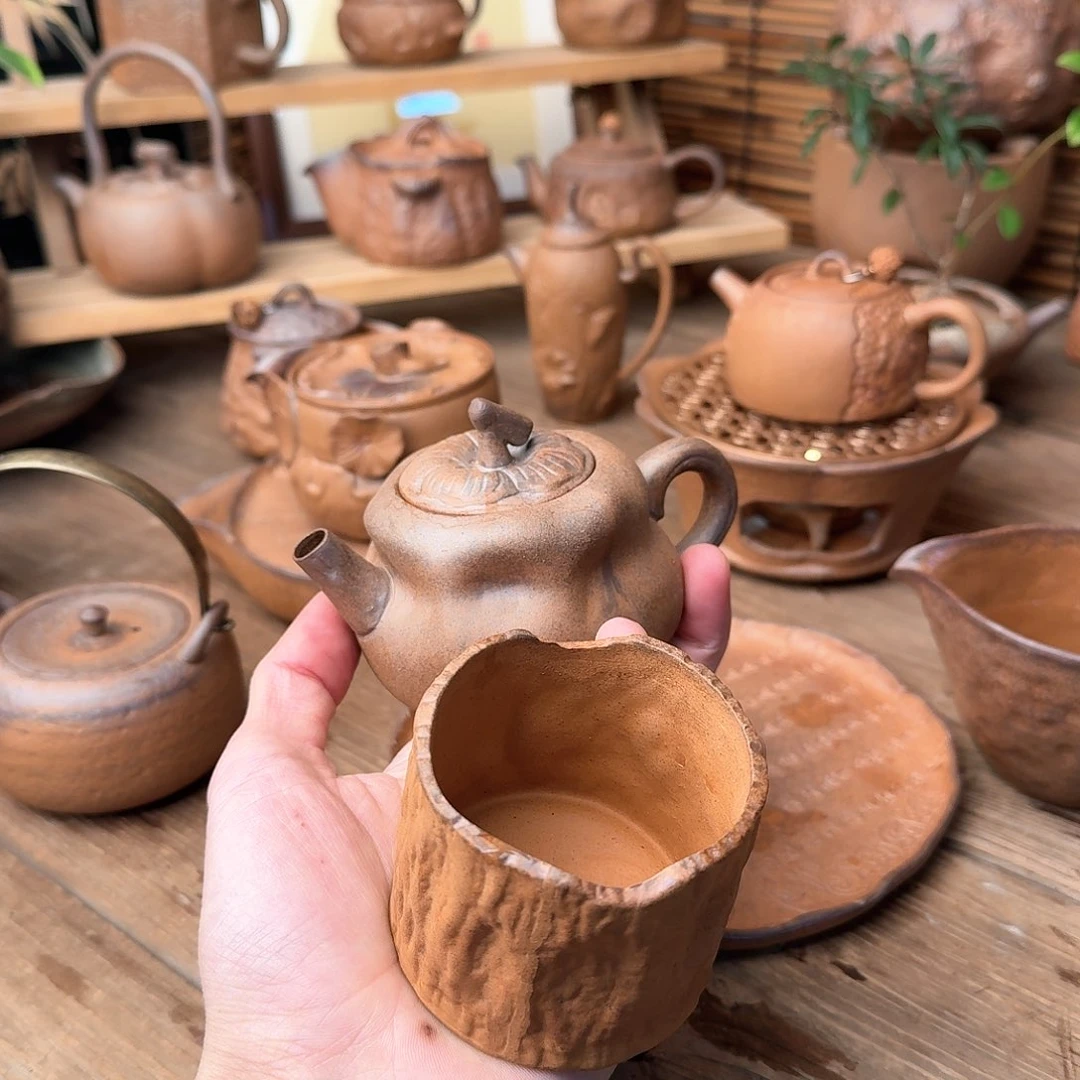 原矿老岩泥茶器系列