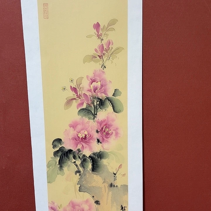 国画听兰老师花鸟