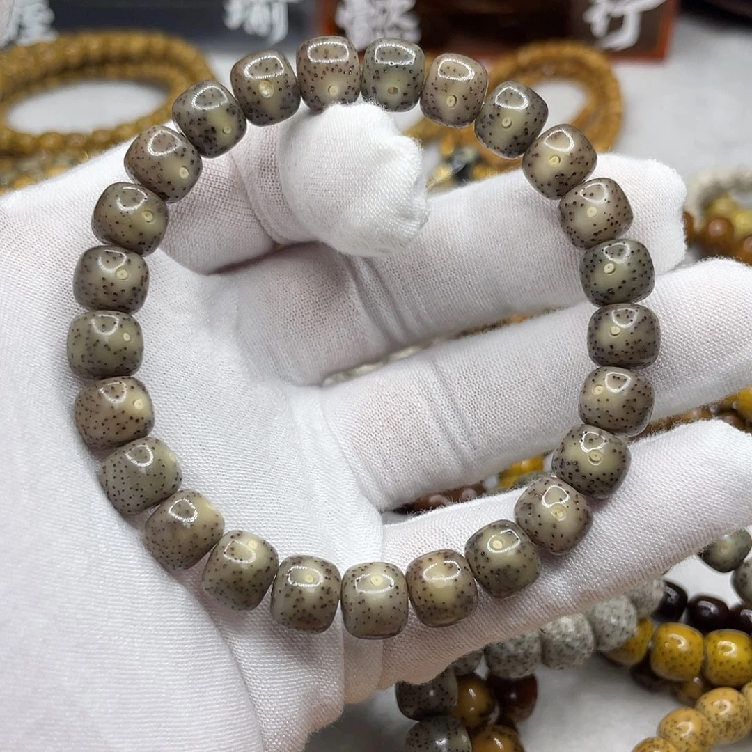 星月菩提手串银标款9✖️8玉化