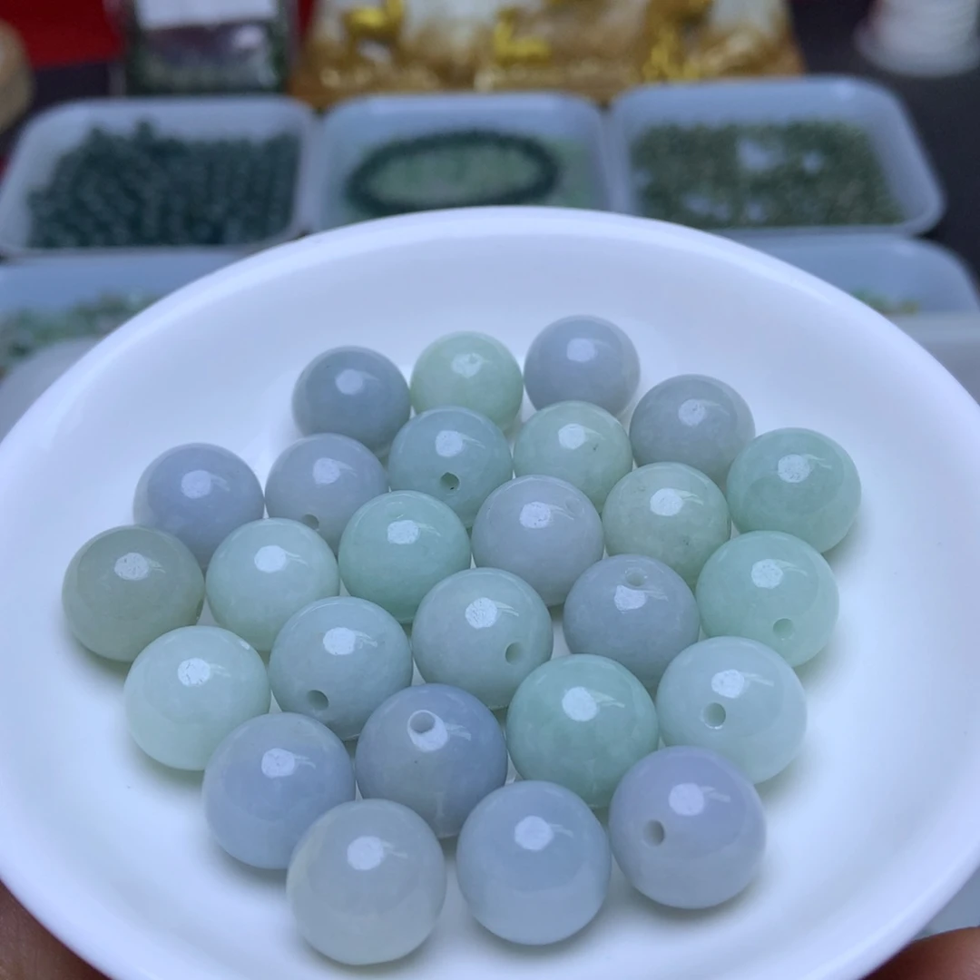 未镶嵌手链翡翠卡13紫绿2个