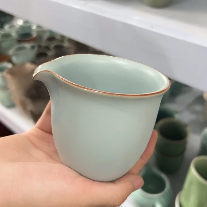 龙泉云间青瓷小米茶器