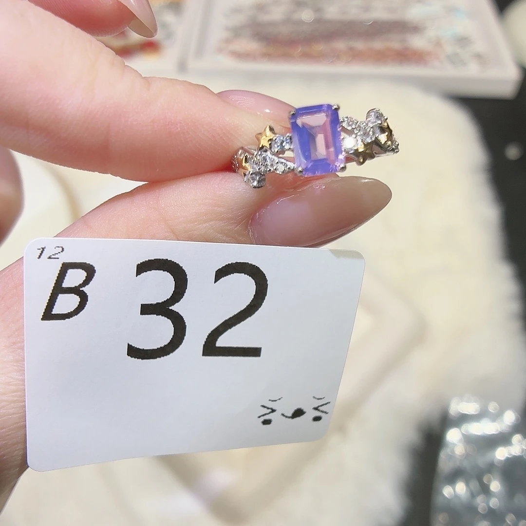 水晶珠宝半成品银S925镶嵌