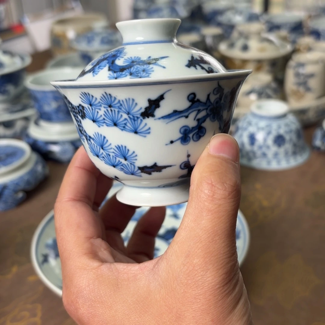 陶瓷摆件景德镇手绘茶器