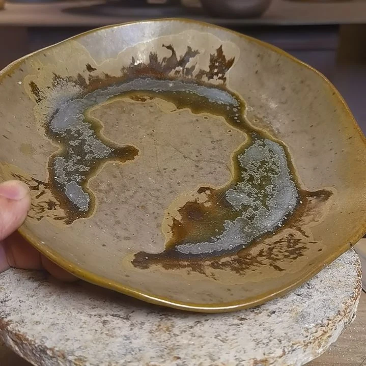 盘手工高温原矿窑变