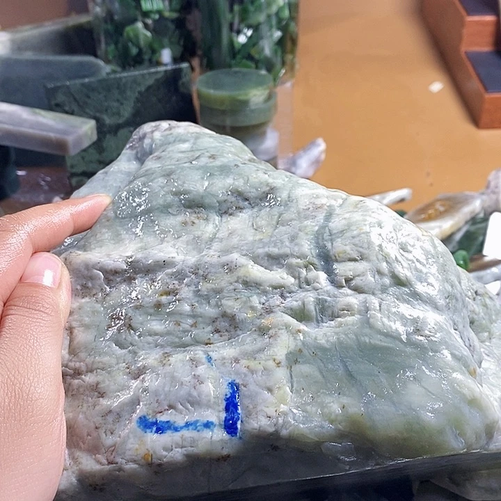 和田玉（糖玉）珠宝半成品未镶嵌几**凉