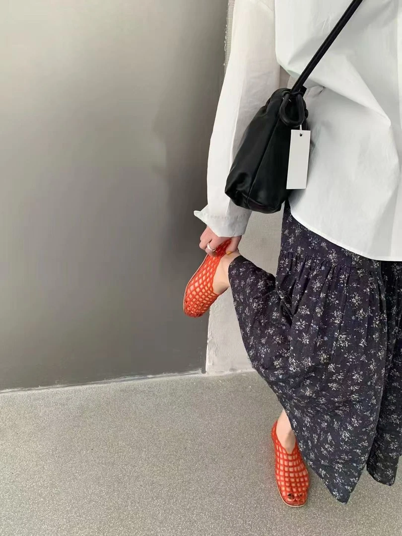 IU（3109 #新）法式复古印花碎花半裙（裙长86 腰围66）