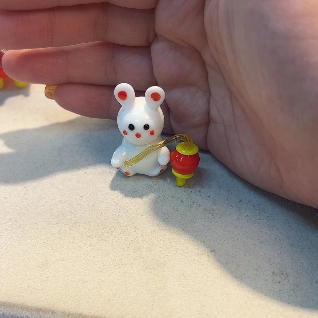 张***兒琉璃手工艺品兔子