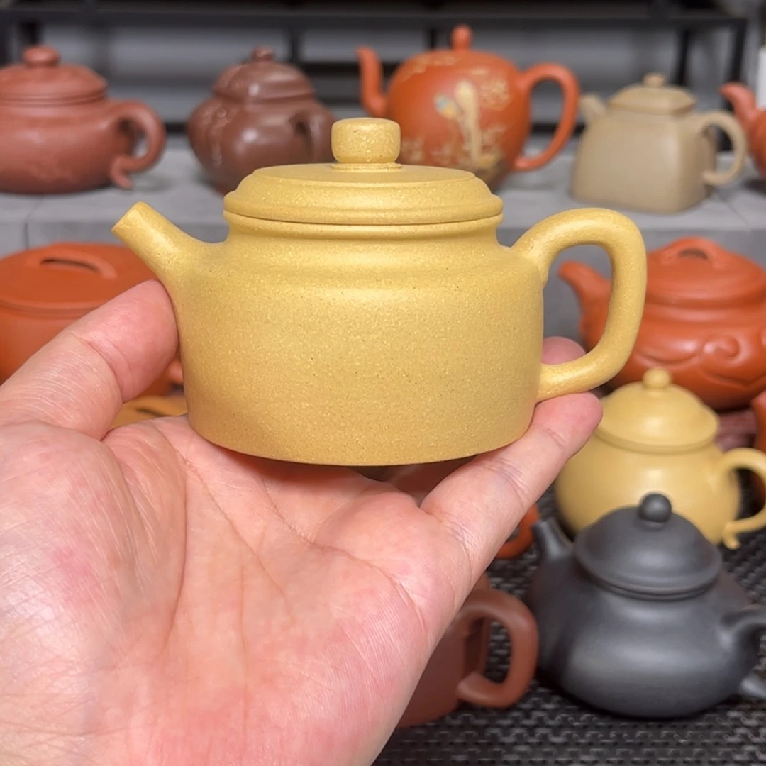 茶壶紫砂紫砂艺术本绿微瑕