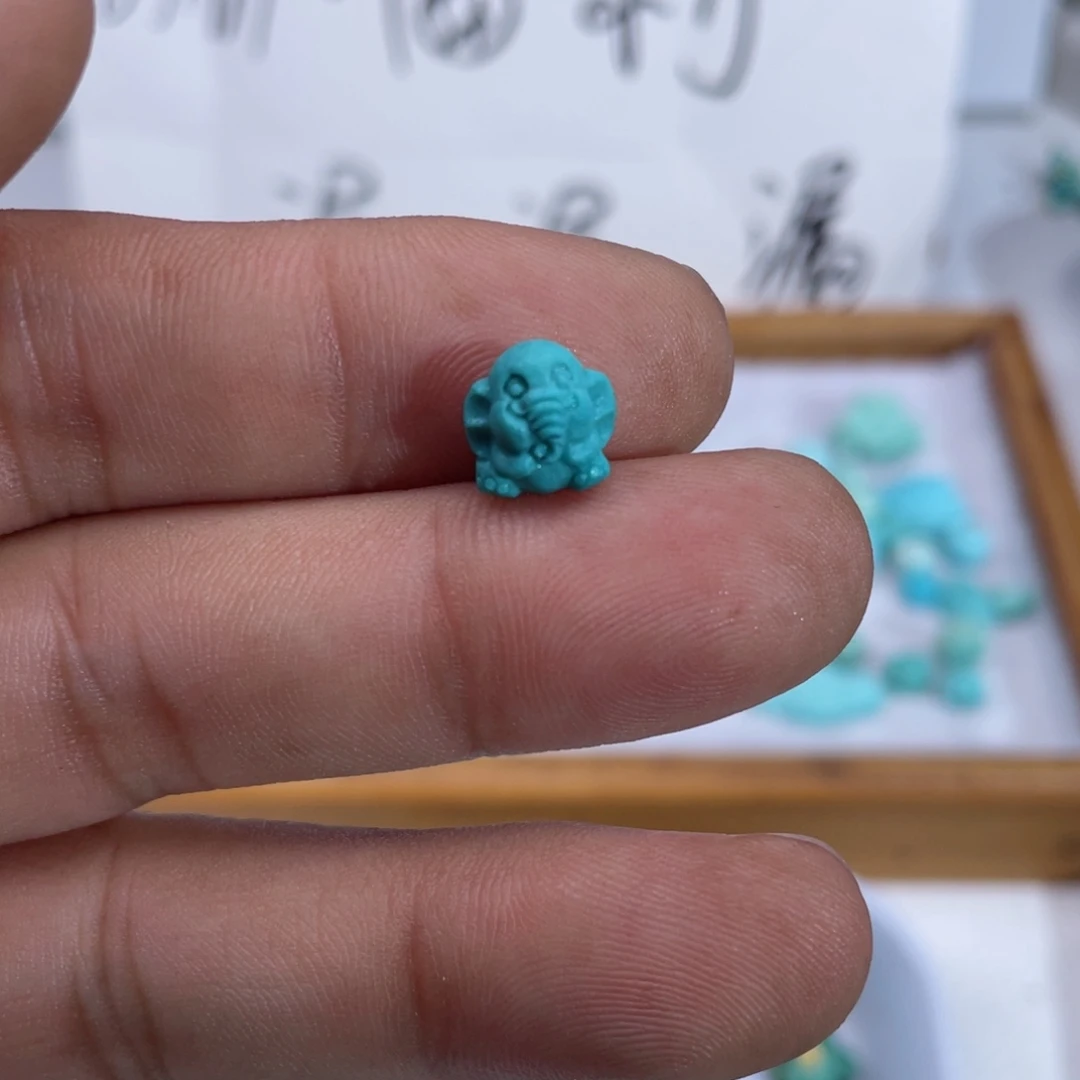 绿松石未镶嵌颈饰043