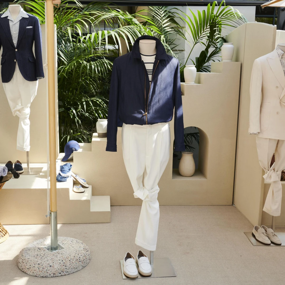 2025早春季新款男士商务休闲混纺外套高端气质行政风夹克9736