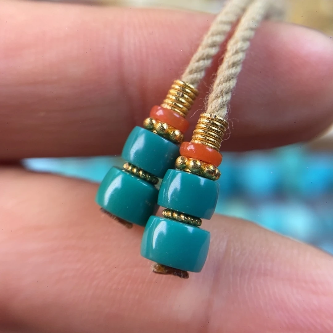 绿松石弟子珠未镶嵌