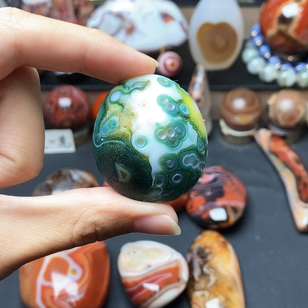 未镶嵌两毛玛瑙/玉髓