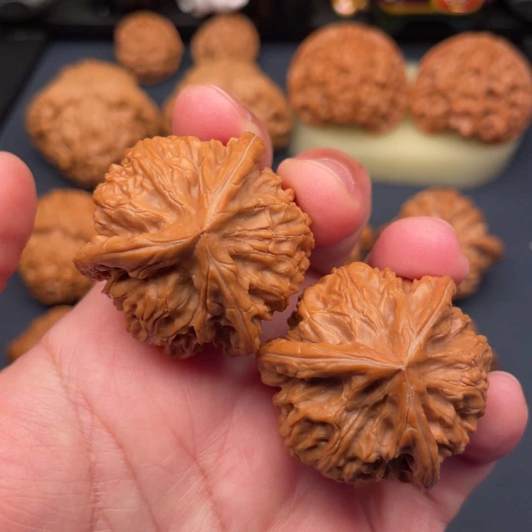 文玩核桃把件全品无修38玉龙球奔