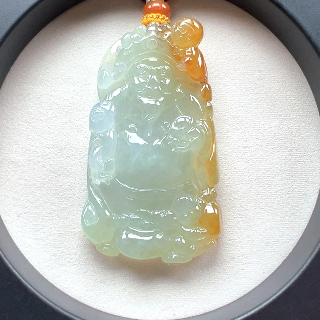 颈饰未镶嵌翡翠财爷