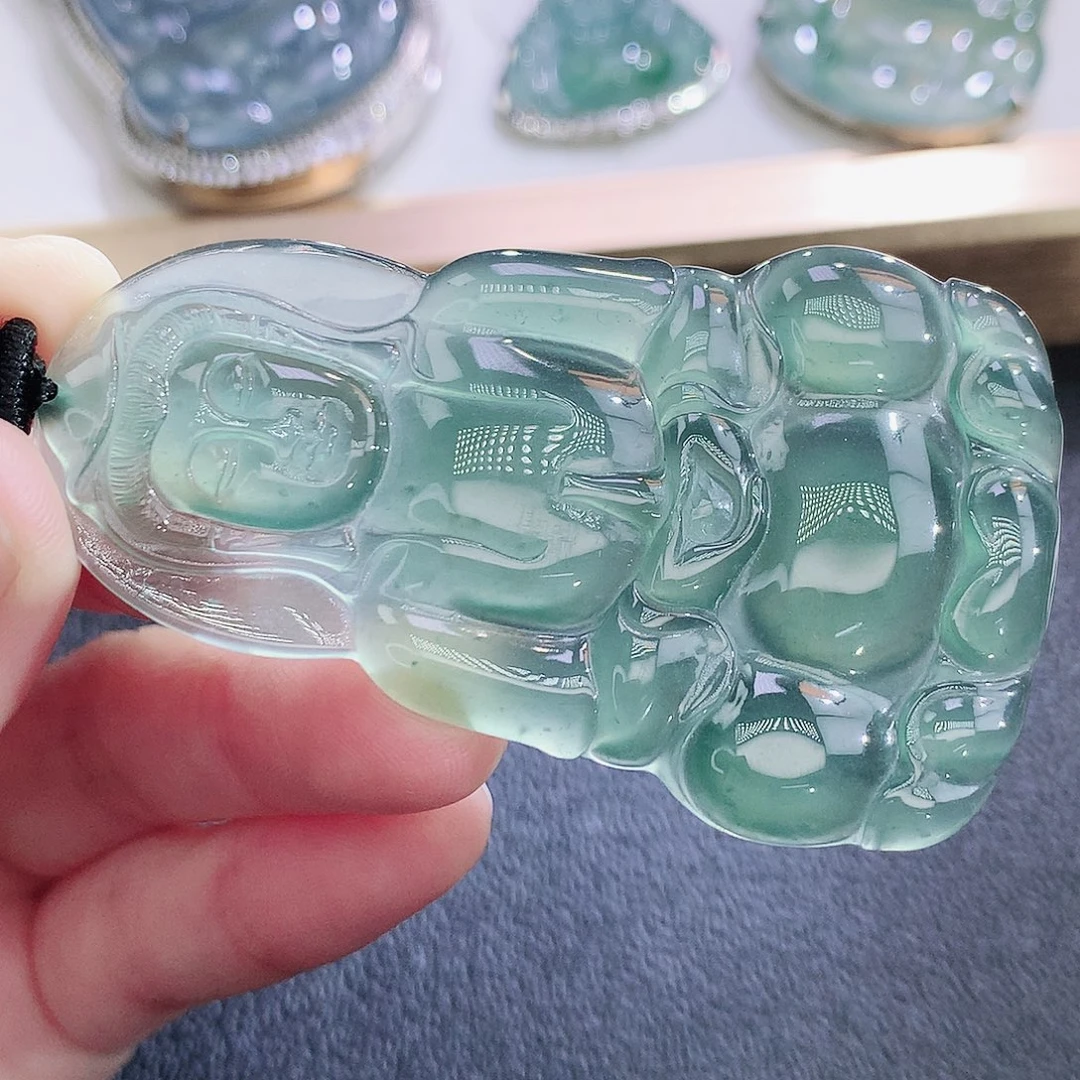 翡翠未镶嵌挂件翡翠