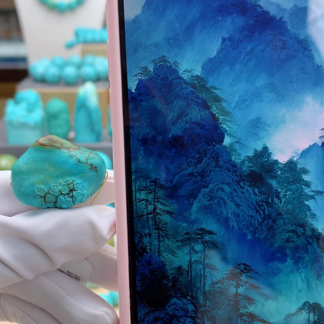 未镶嵌绿松石珠宝奇石