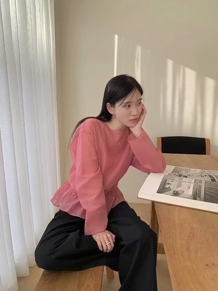 韩系女装实体特价秒杀包邮网红针织时尚百搭红色显瘦短款休闲