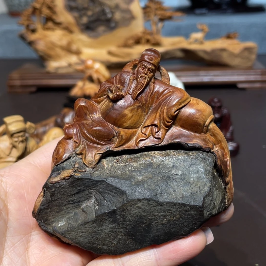 柏木（崖柏）曹*旭摆件工艺品