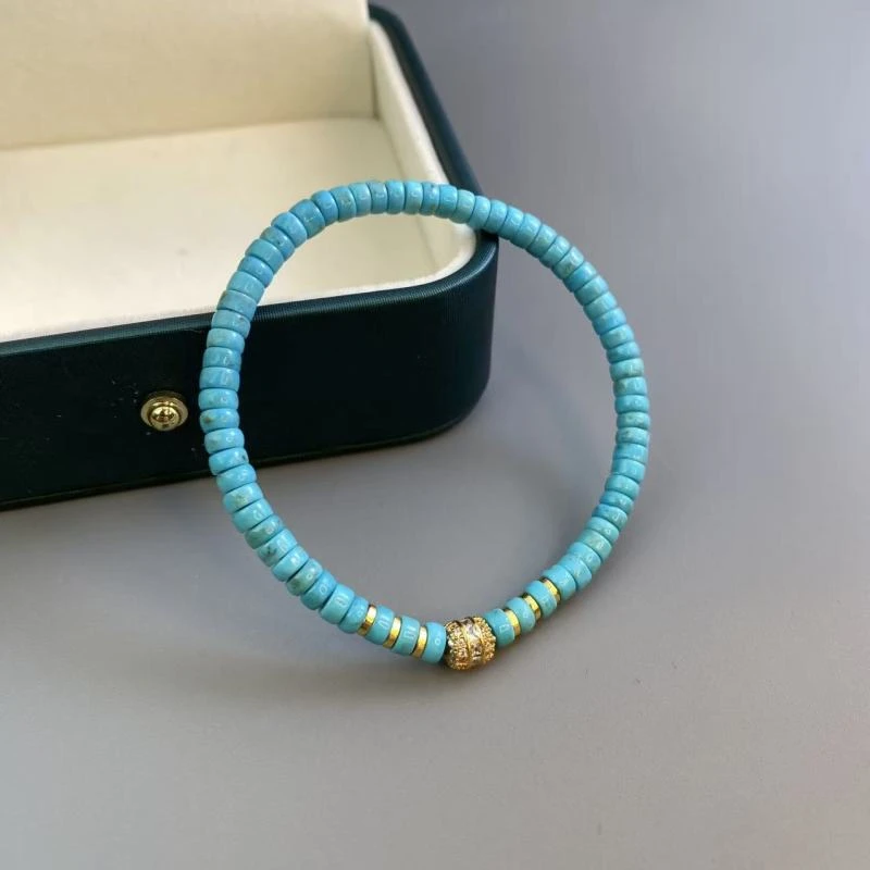 充填绿松石松石直切diy手链SSSL2360