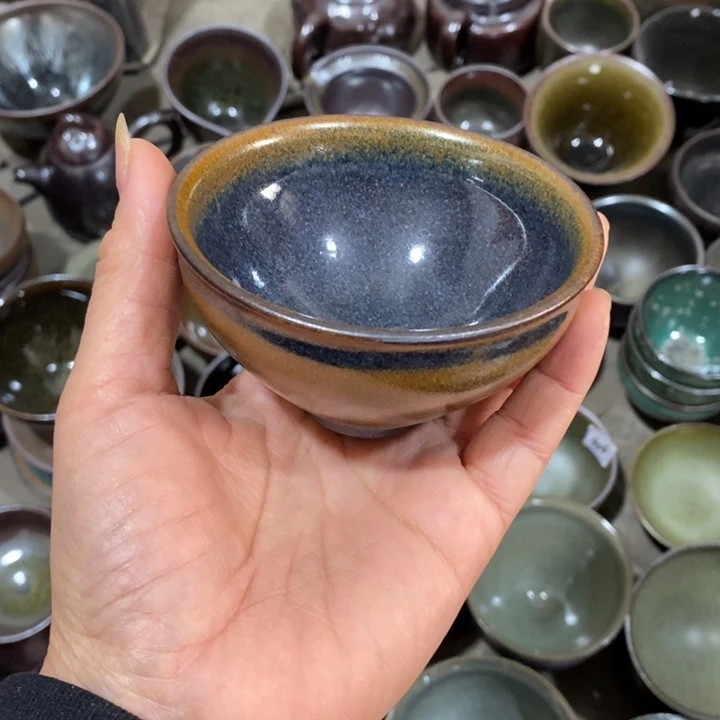 茶盏建阳建盏微瑕束口