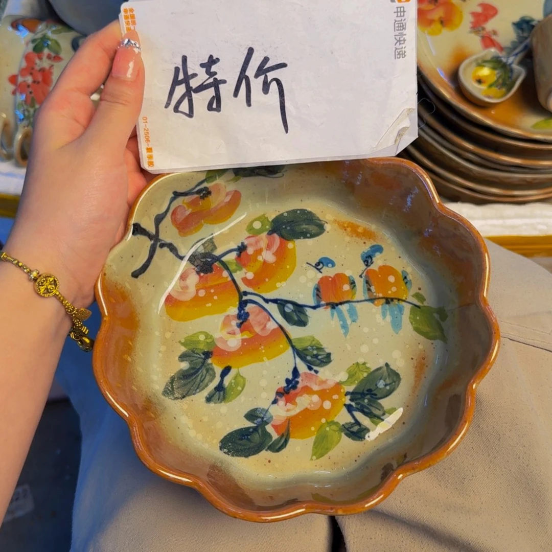 瓷片景德镇陶瓷手工手绘