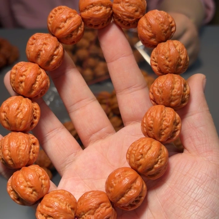 文玩核桃吊坠青龙珠7325