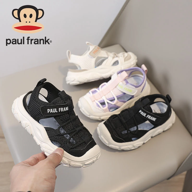 【大妞】1155大嘴猴儿童运动凉鞋夏季新款男女童镂空透气网面