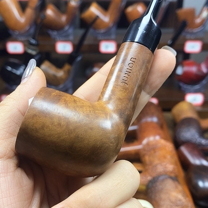 常***源无戳记老石楠木烟斗