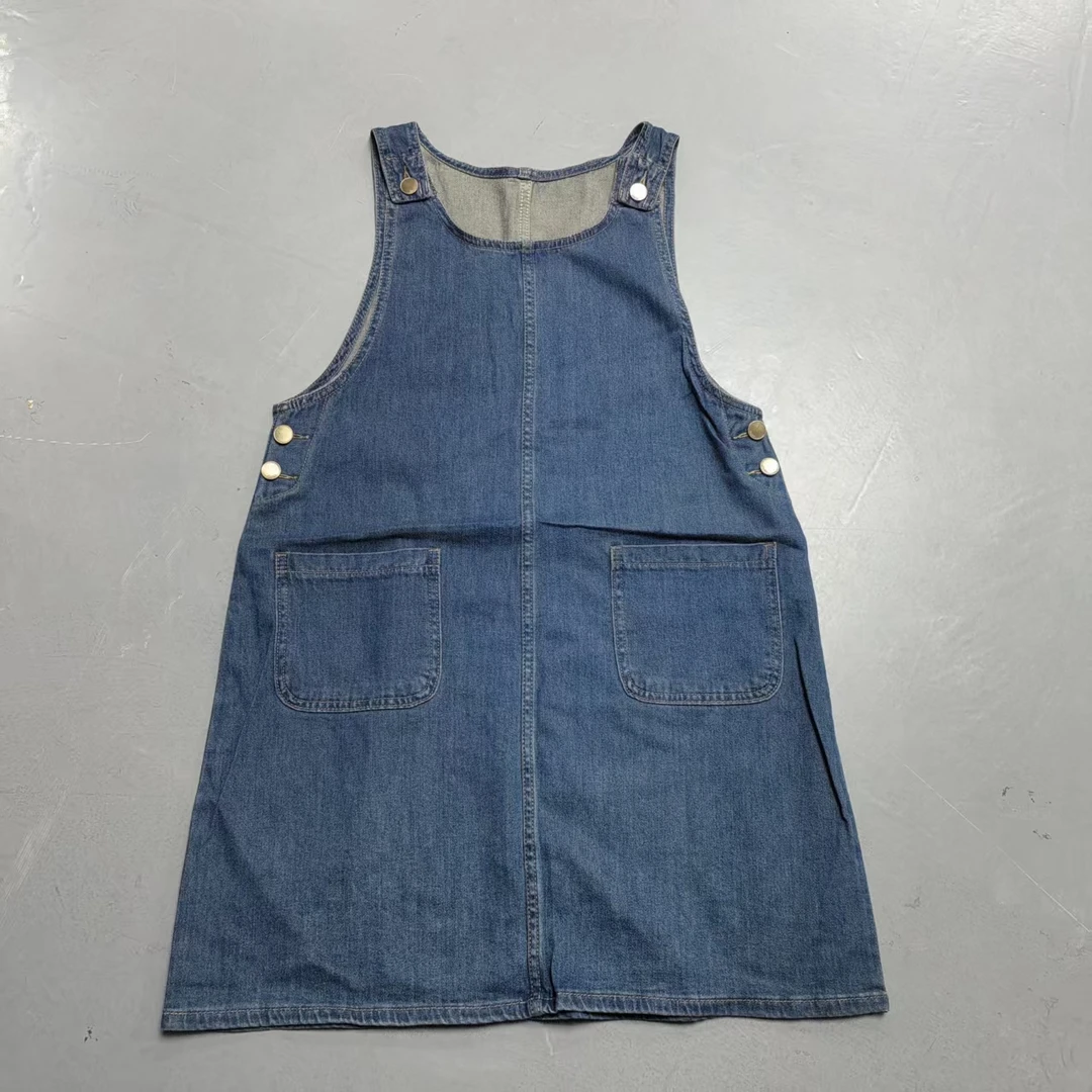 【南油玲姐】蓝色牛仔背心连衣裙63017