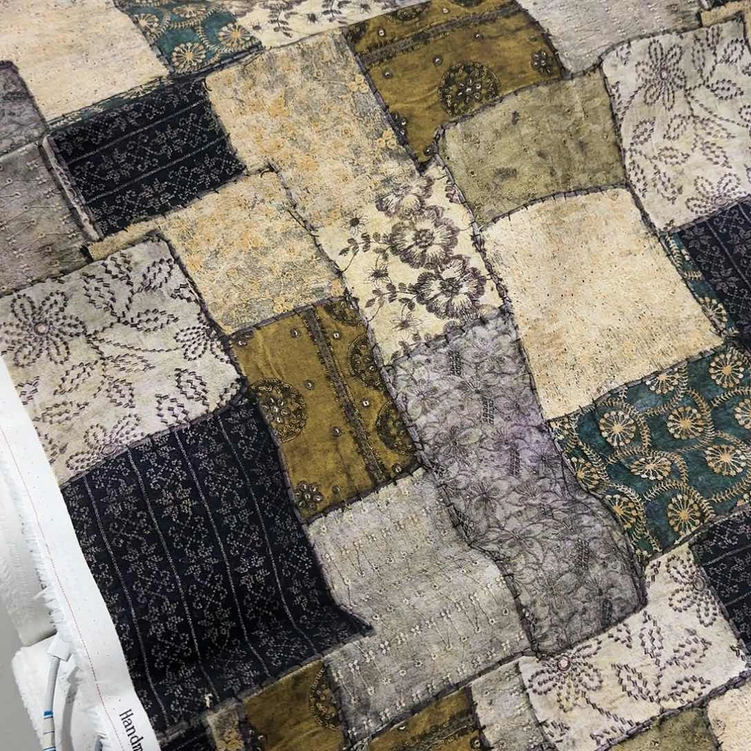 纯棉8安细帆布1米长x1.5米宽地卷