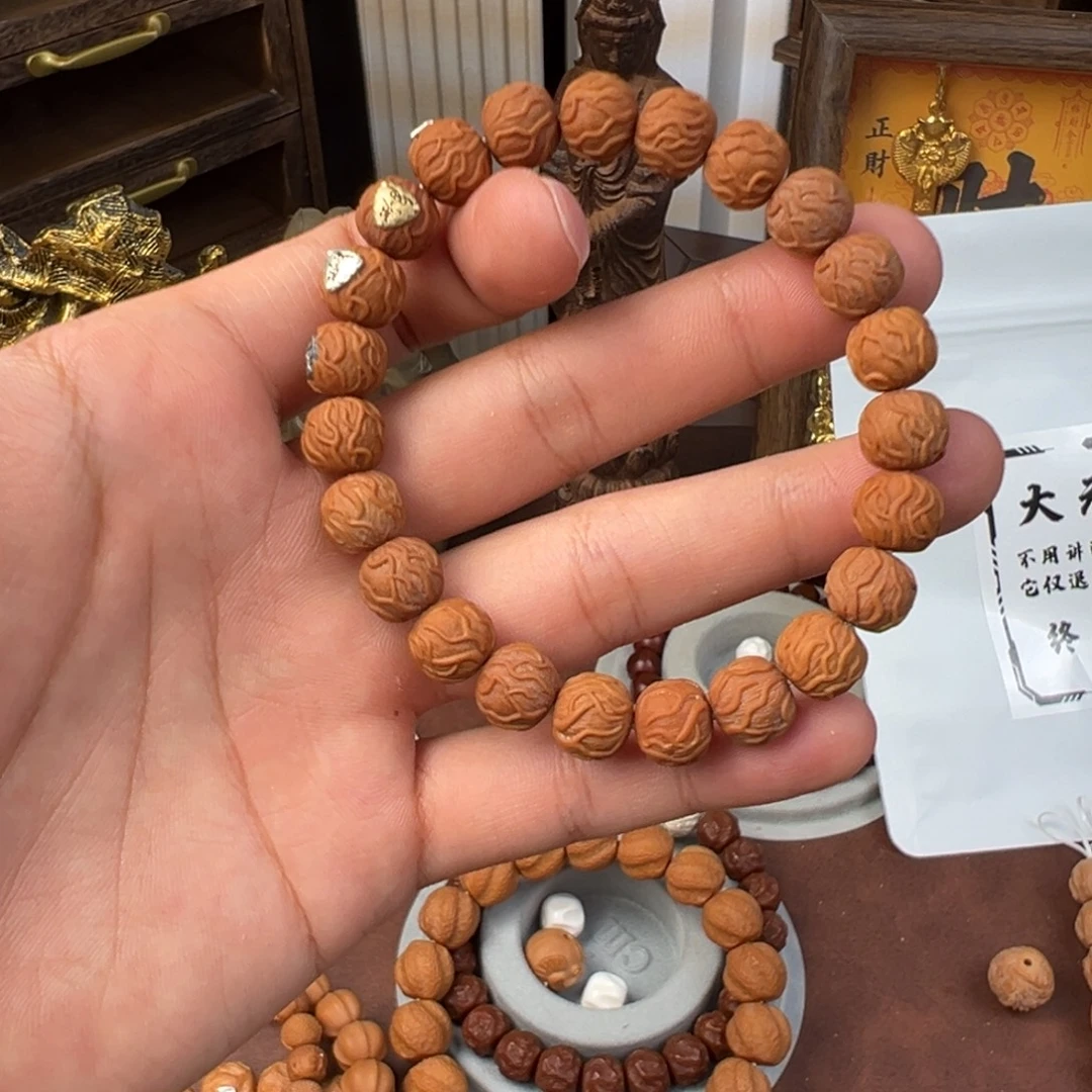 带***.手串/手链核桃四标毒液加丰羽