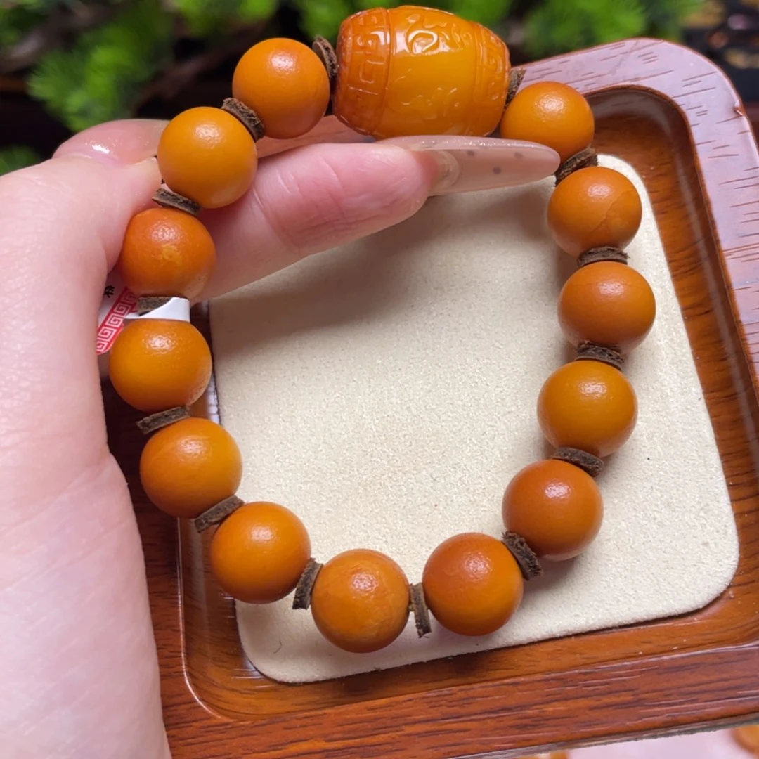 蜜蜡手链未镶嵌手串