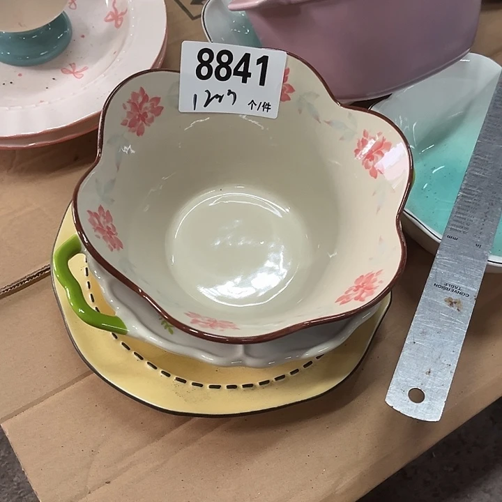 瓷微瑕外贸餐具8841