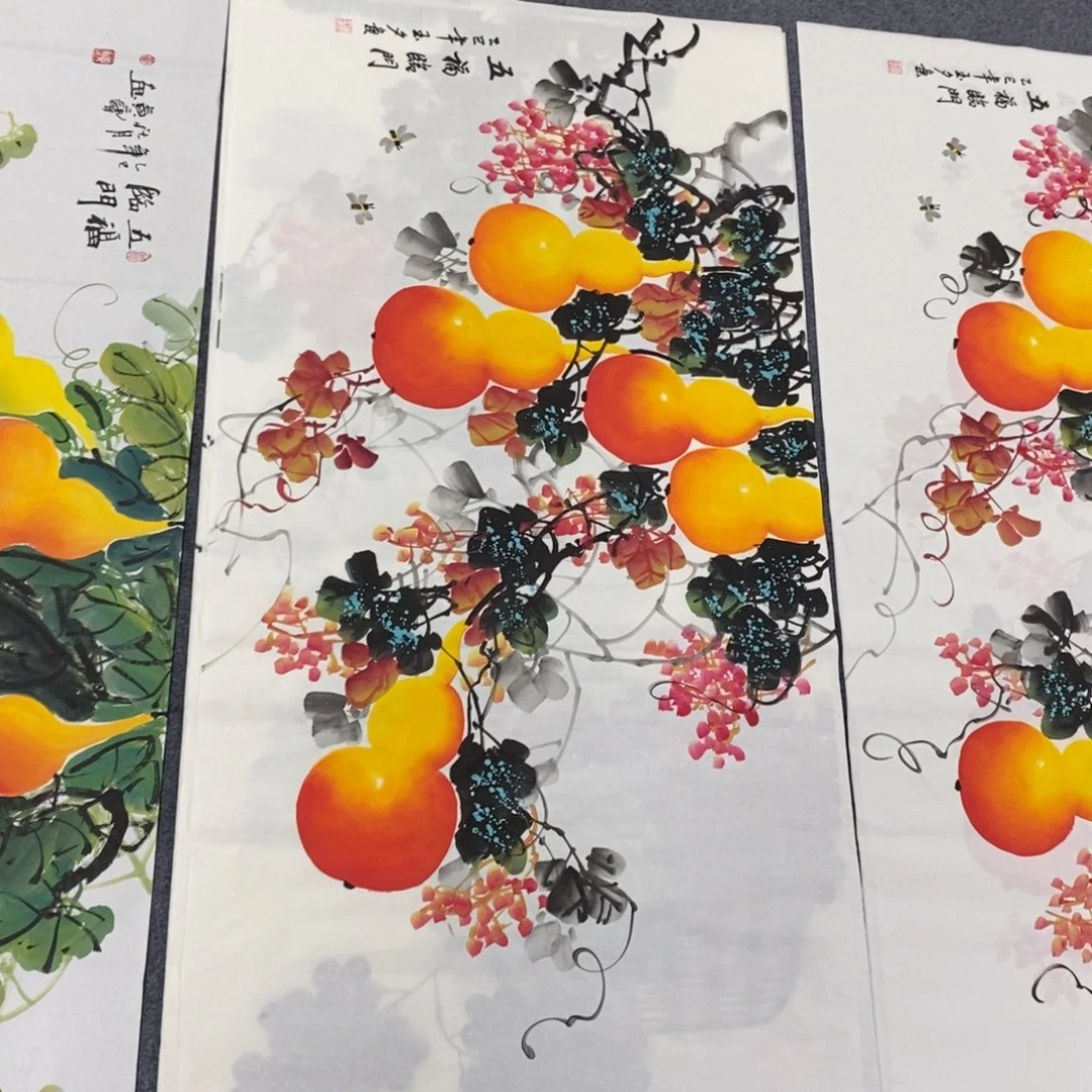 国画大**座尺寸140✖️70四尺手绘画