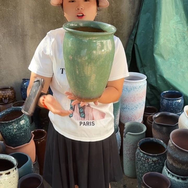 口20高29瑕疵一个盆子。