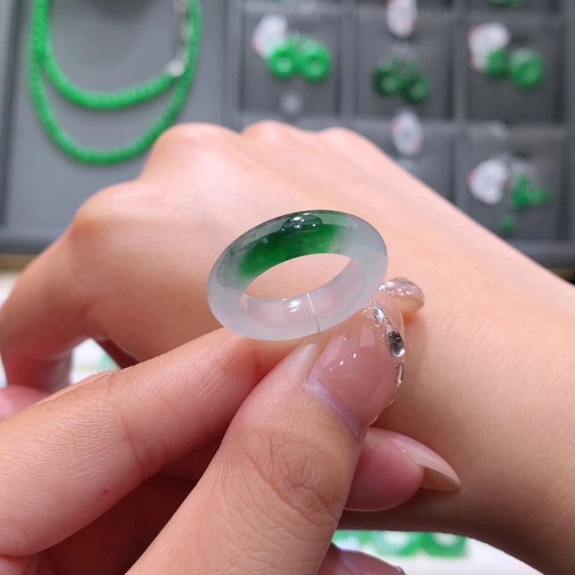 【闪购商品】未镶嵌戒指翡翠10号