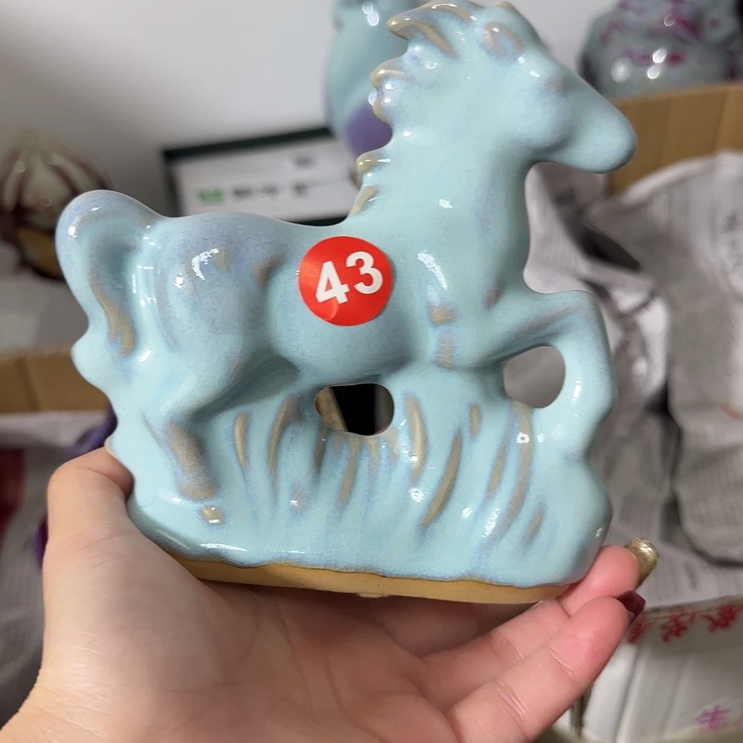 陶摆件郑家钧窑摆件