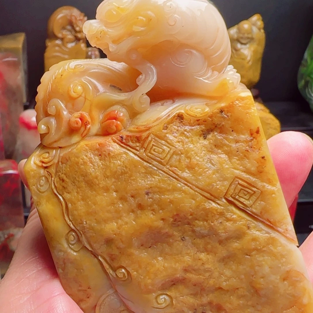 昌化石田黄石印章