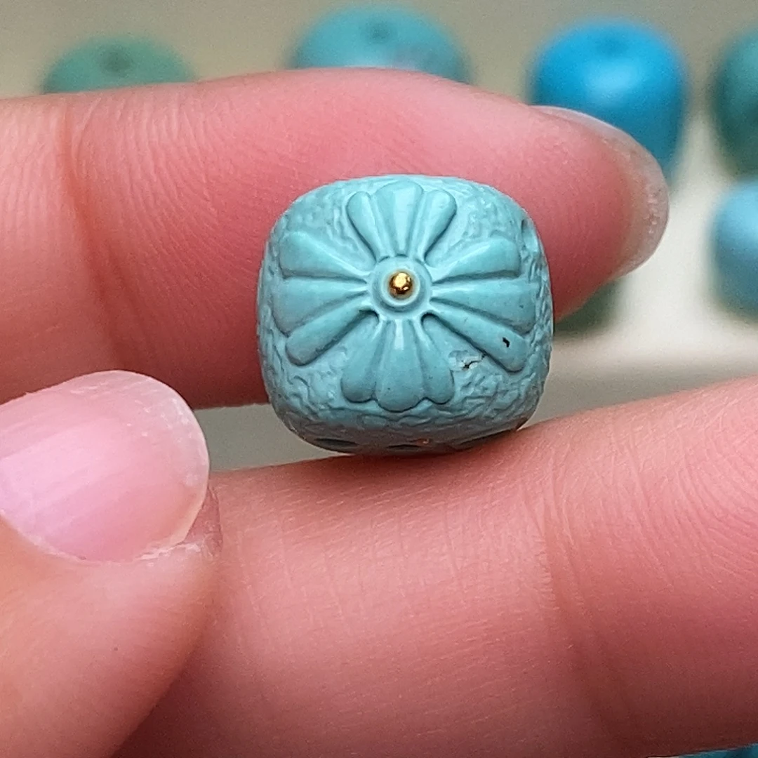 绿松石未镶嵌绿松石11.5mm