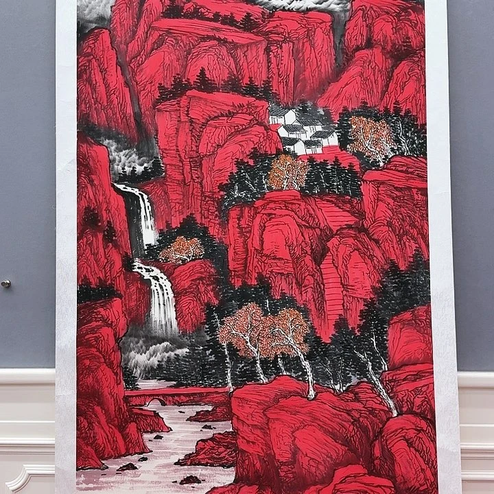 国画书法作品多次参加