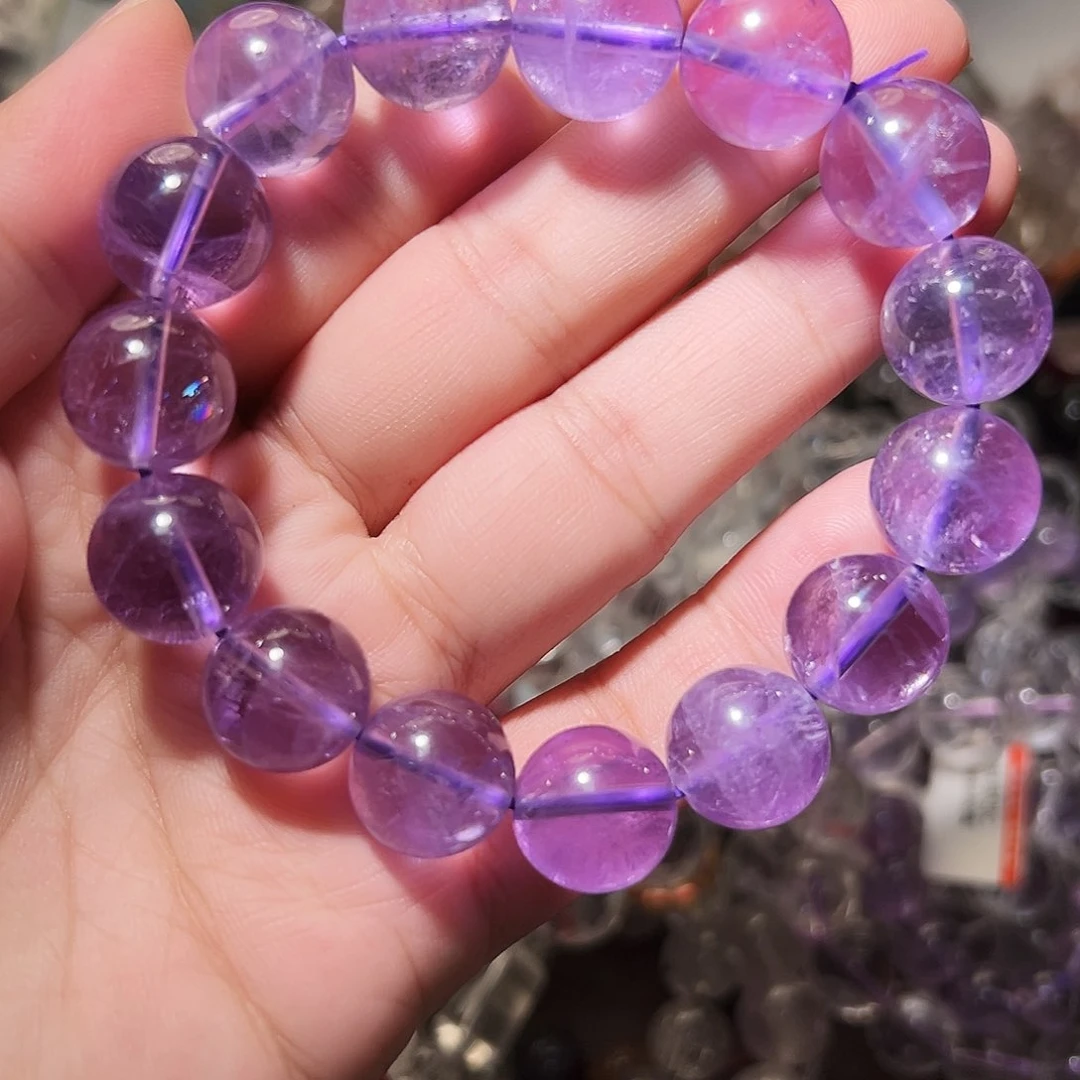 水晶手链未镶嵌紫水晶14毫米