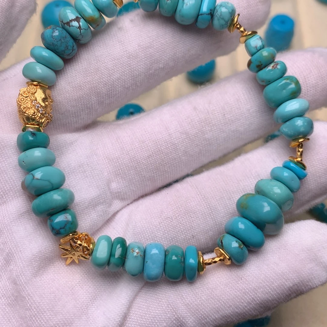 绿松石未镶嵌天然绿松石未镶嵌藏扣8