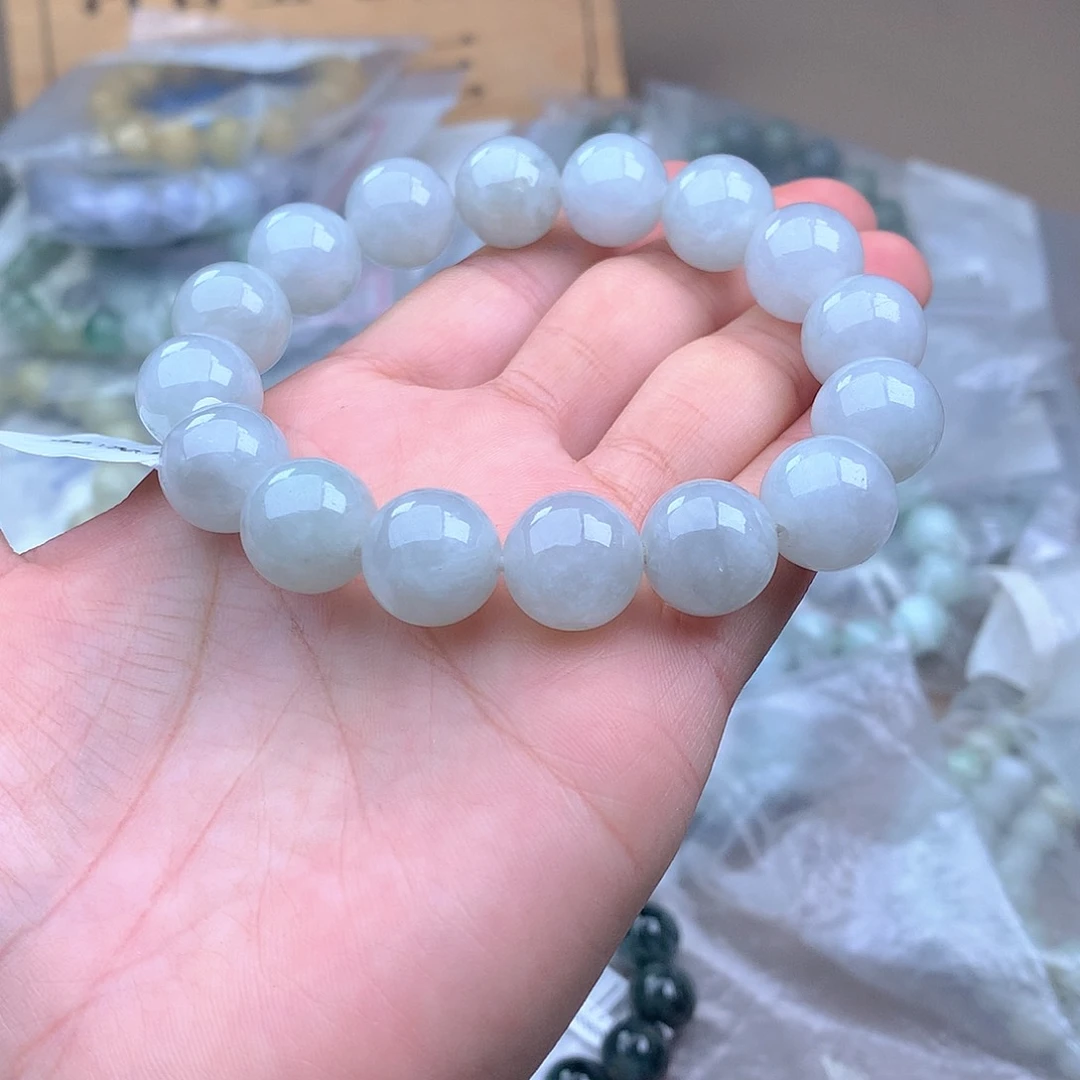 未镶嵌手串定制翡翠