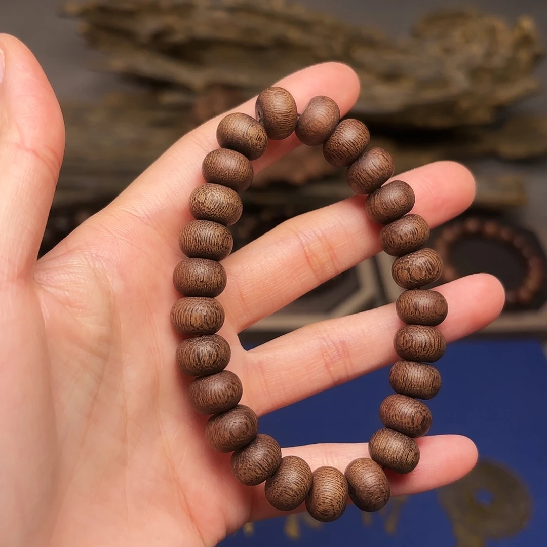 手串沉香星洲系文莱沉香算盘珠1.0