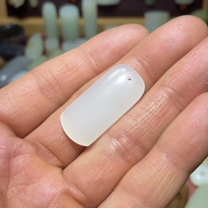 和田玉吊坠(不含链)未镶嵌老*