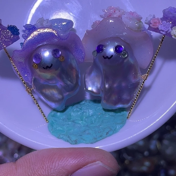 淡水珍珠未镶嵌吊坠(不含链)芳*49